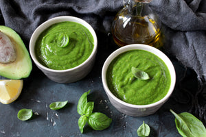 Raw Vegan Avocado Spinach Soup 